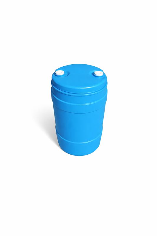 Caneca plástica cerrada de 120 litros